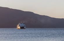 Washington State Ferry On Puget Sound