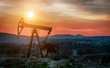 © Perytskyy - oil pump on sunset