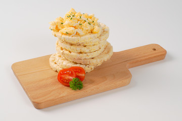 Poster - rice bread with scrambled eggs