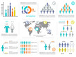 Infographic design elements demographic