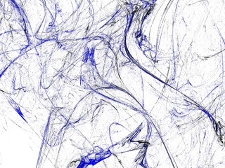 Wall Mural - Abstract grunge dirty blue background on white backdrop