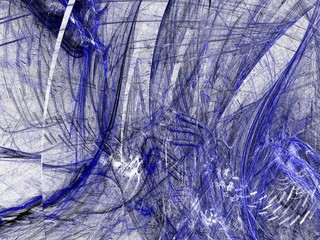 Wall Mural - Abstract grunge dirty blue background on white backdrop