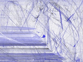 Wall Mural - Abstract grunge dirty blue background on white backdrop