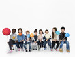 © Rawpixel.com - Diverse group of kids holding planets on sticks isolated background