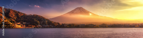 Panoramic view of Mt.Fuji Poster Mural XXL