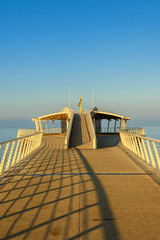 Wall Mural - lido di camaiore pier view