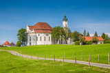 Famous Wieskirche pilgrimage church, Bavaria, Germany
