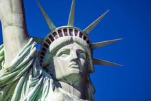 Detail Of The Statue Of Liberty In New York