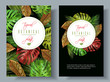 Tropical vertical banners