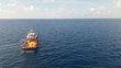 © chanjaok1 - Supply boat transfer cargo to oil and gas industry and moving cargo from the boat to the platform
