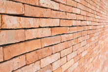 Red Brick Wall Perspective