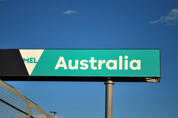 Billboard lightbox Australia road banner