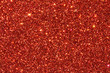 Close up the red glitter texture for glamour background