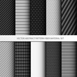 © Falookii - Vector abstract pattern fiber material set