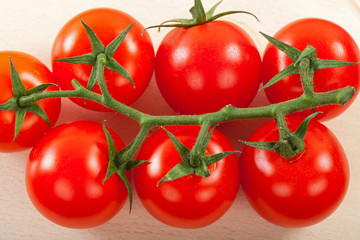 Wall Mural - Fresh cherry tomato