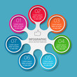 © vecarto - Vector infographic template, 7 options.