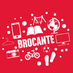 Poster - brocante