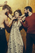 © Volodymyr - Pretty girl and two bearded men with beards