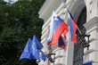 © Miroslav110 - Ljubljana city with  EU flags and Slovenian flags, Slovenia