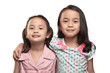 © Leo Lintang - Happy two asian little girl hugging and having fun