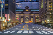 Grand Central Terminal In New York City At Night