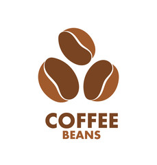 Wall Mural - coffee beans logo