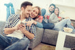 © ivanko80 - Group of friends making a toast with coffee