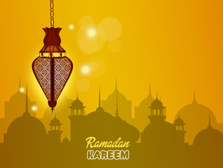 Ramadan Kareem greeting card