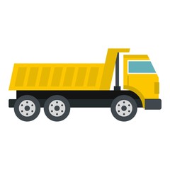 Wall Mural - Dumper truck icon isolated