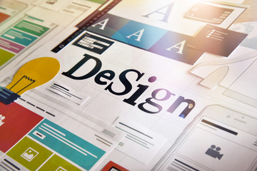 design concept for different categories of design such as graphic and web design, logo, stationary a