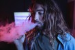 © Wavebreak Media - Male audio engineer smoking electronic cigarette