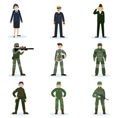 Poster - Army Soldiers Set