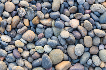 small sea stones, gravel. background. textures