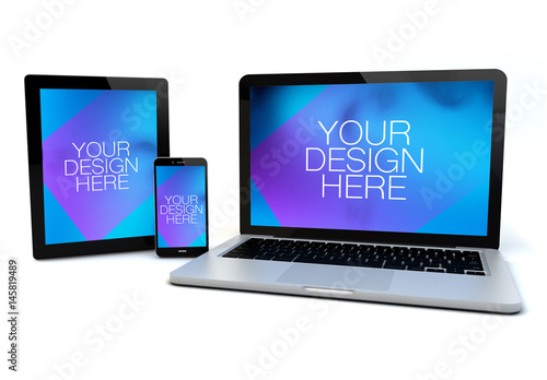 Download 3 Isolated Device Mockups 1. Buy this stock template and ...