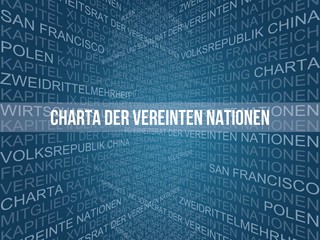 Canvas Print - Charta der Vereinten Nationen