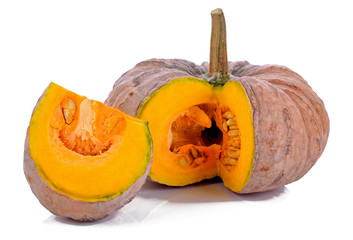 Poster - pumpkin isolated on the white background