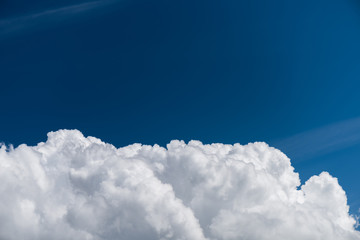 Cumulus cloud on blue sky