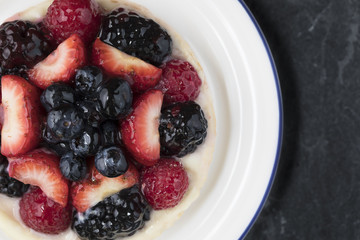 Poster - Close Up Berry Tart