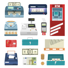 Sticker - Bank Attributes Icon Set