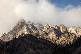 Fototapeta Góry - Beautiful mountain scenery from Fleres valley, near Brenner Pass, Italy
