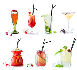 Sticker - Set of alcoholic cocktails