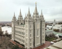 Mormon Temple In Salt Lake City Utah