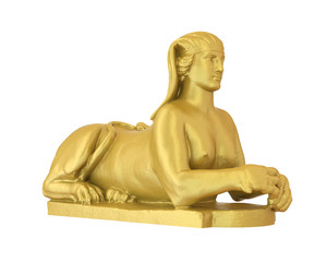 Wall Mural - Sphinx Statue Isolated