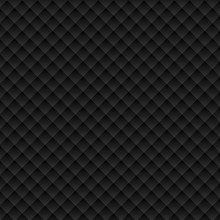 Vector Black Square Seamless Pattern. Modern Stylish Texture. Repeating Geometric Tiles