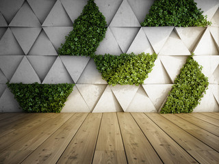 Wall Mural - Vertical garden in modern interior