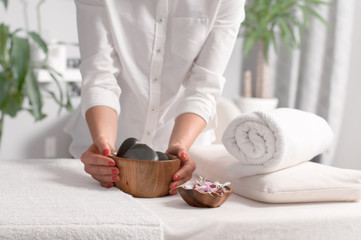 Place for relaxation in wellness spa center