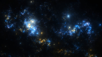 abstract fractal illustration looks like galaxies