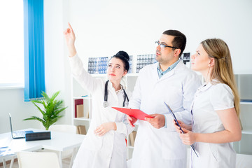 Portrait of three doctors