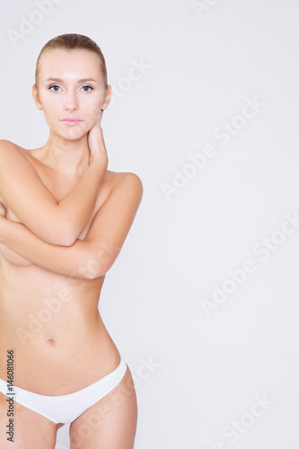 Beautiful Women With Slim Figure Perfect Body Nude