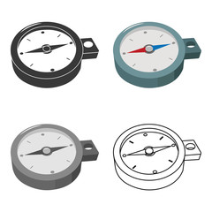 Wall Mural - Compass icon of vector illustration for web and mobile